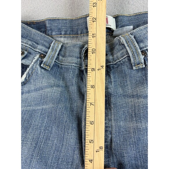 Levis 501 Jeans 34x27 Blue Button Fly Regular Fit Straight Leg Light Tag 34x30 - Picture 5 of 15